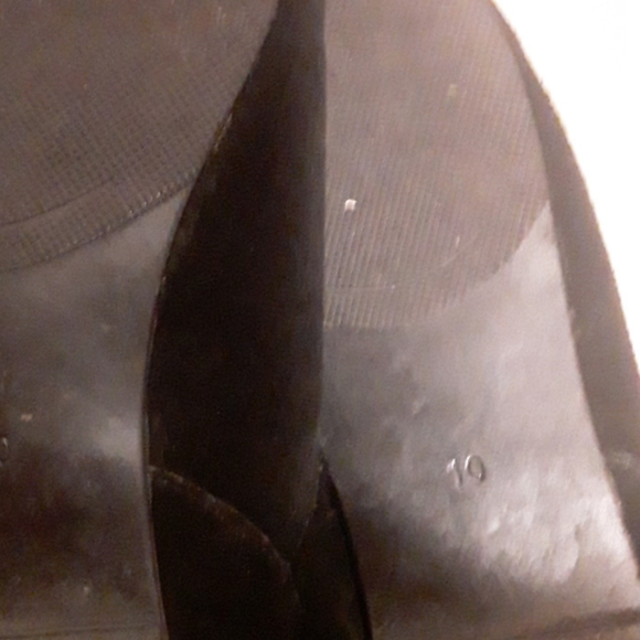 🥾Gabriella Rocha Cuffed WIDE CALF Black Suede - Picture 13 of 16